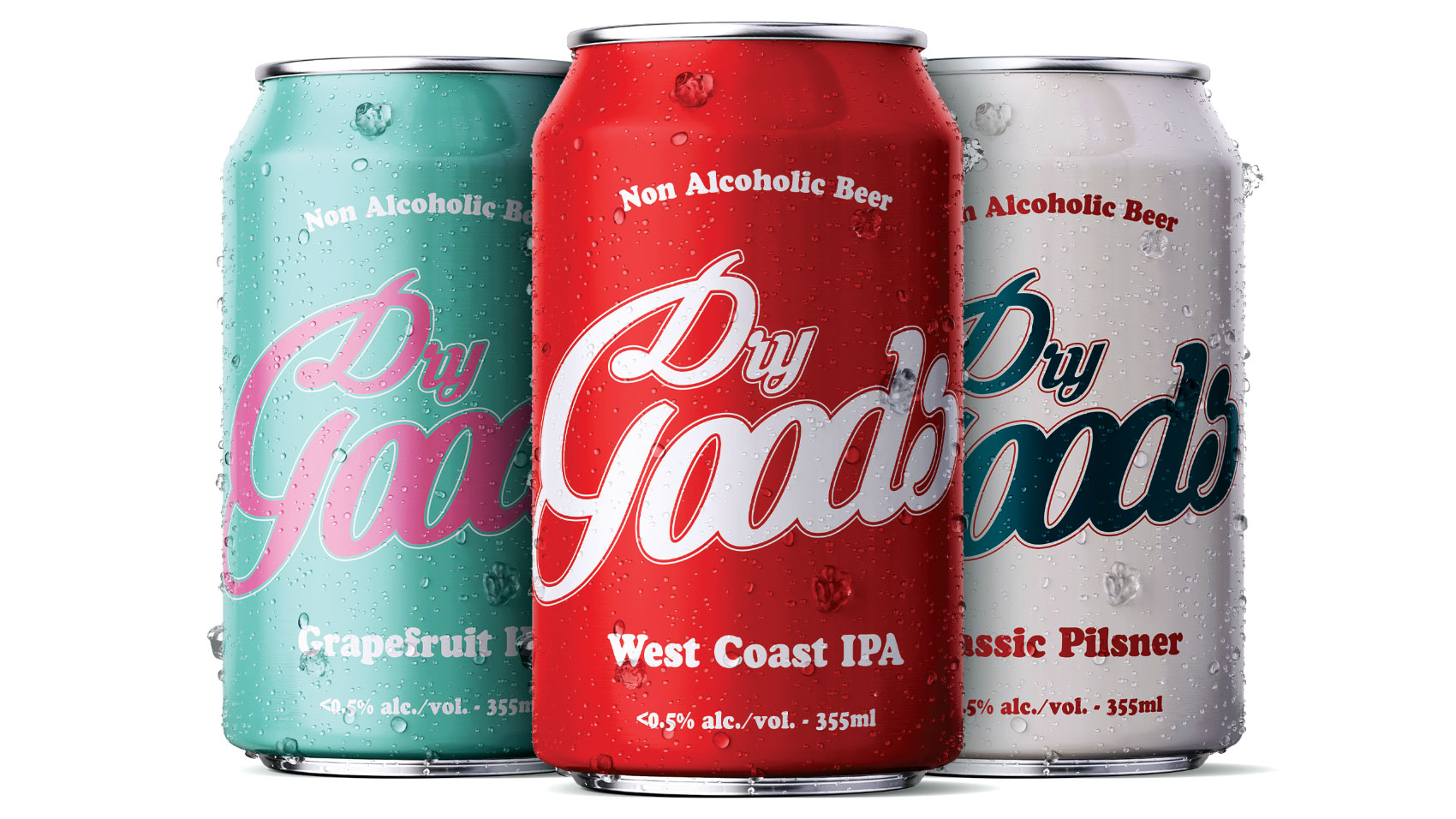 Cans of Dry Goods Beer