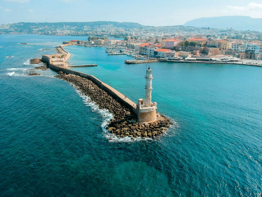 Aerial view of Greece