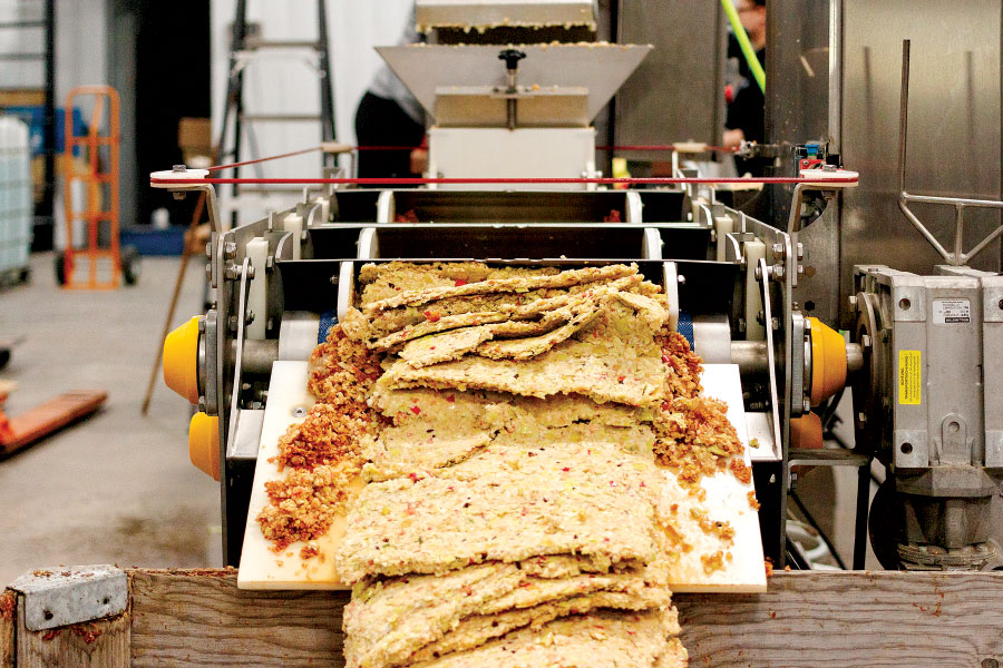 Apples being pressed for hard cider